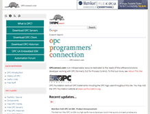 Tablet Screenshot of opcconnect.com